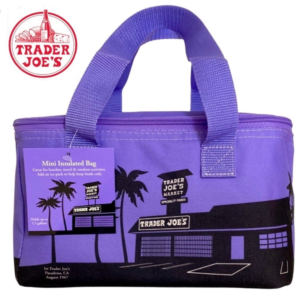 Trader Joe's Purple Mini Insulated Bag